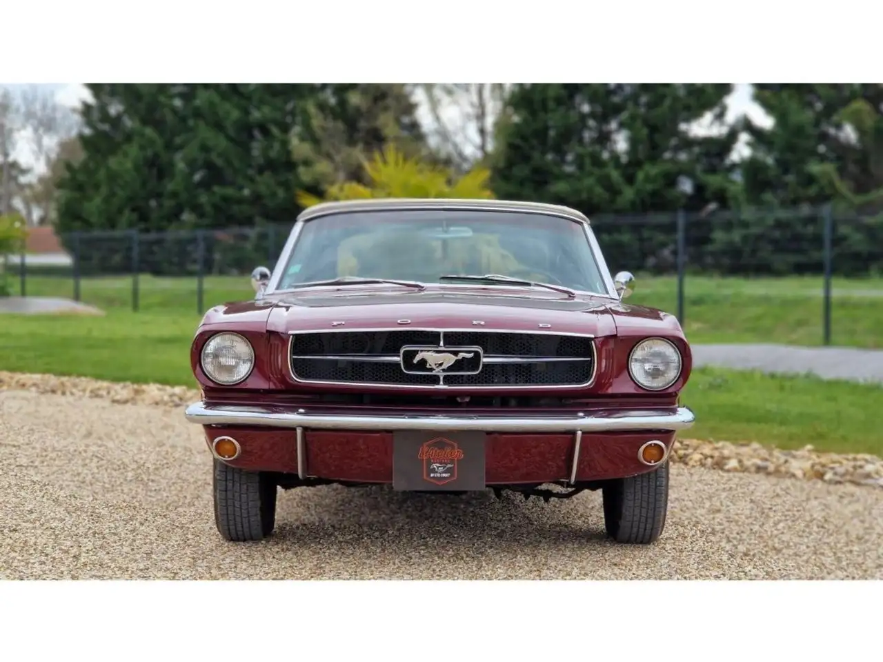 Ford Mustang CABRIOLET 289 CI V8 CODE C BURGUNDY, foto 2