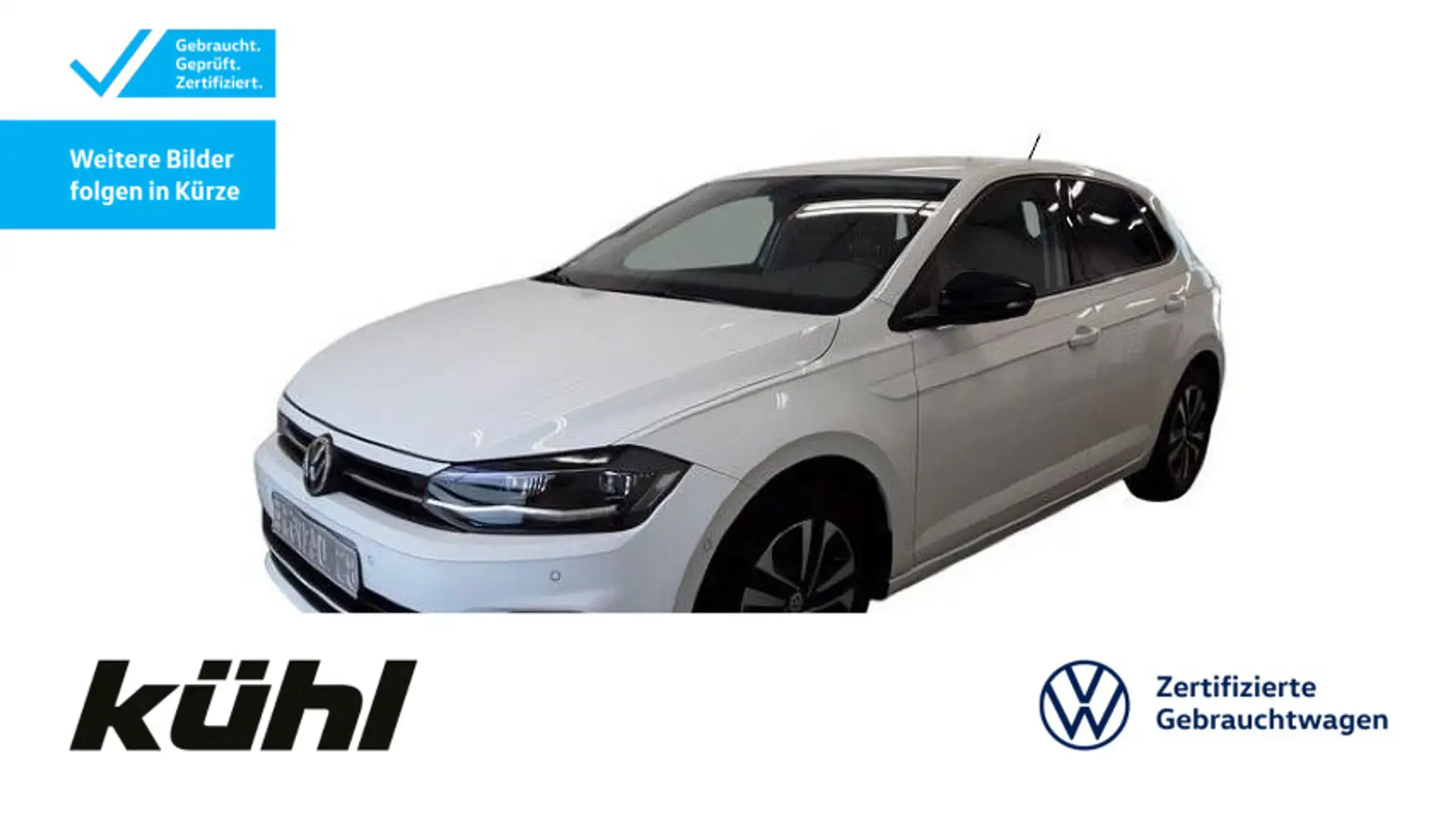 Volkswagen Polo VI 1.0 TSI DSG IQ.DRIVE Navi,LED,Active Inf Weiß - 1