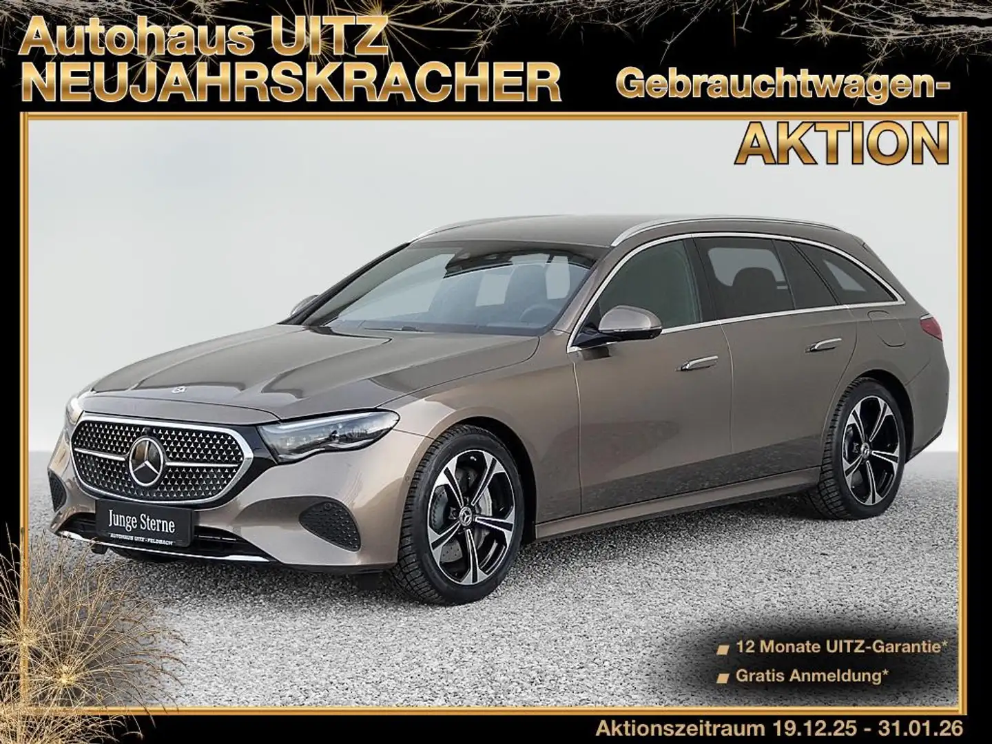 Mercedes-Benz E 300 de 4MATIC +Fahrass+AHK+360°+DIGITAL LIGHT Braun - 1