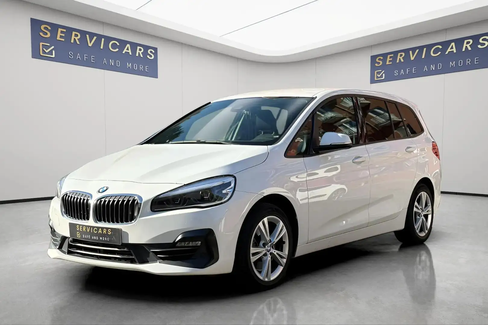 BMW 218 Gran Tourer 218 dA AdBlue (EU6AP) Blanc - 1
