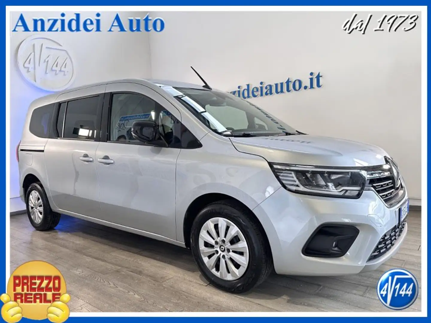 Renault Kangoo 1.5 Blue dCi 95CV Grand Equilibre Lungo Plateado - 1