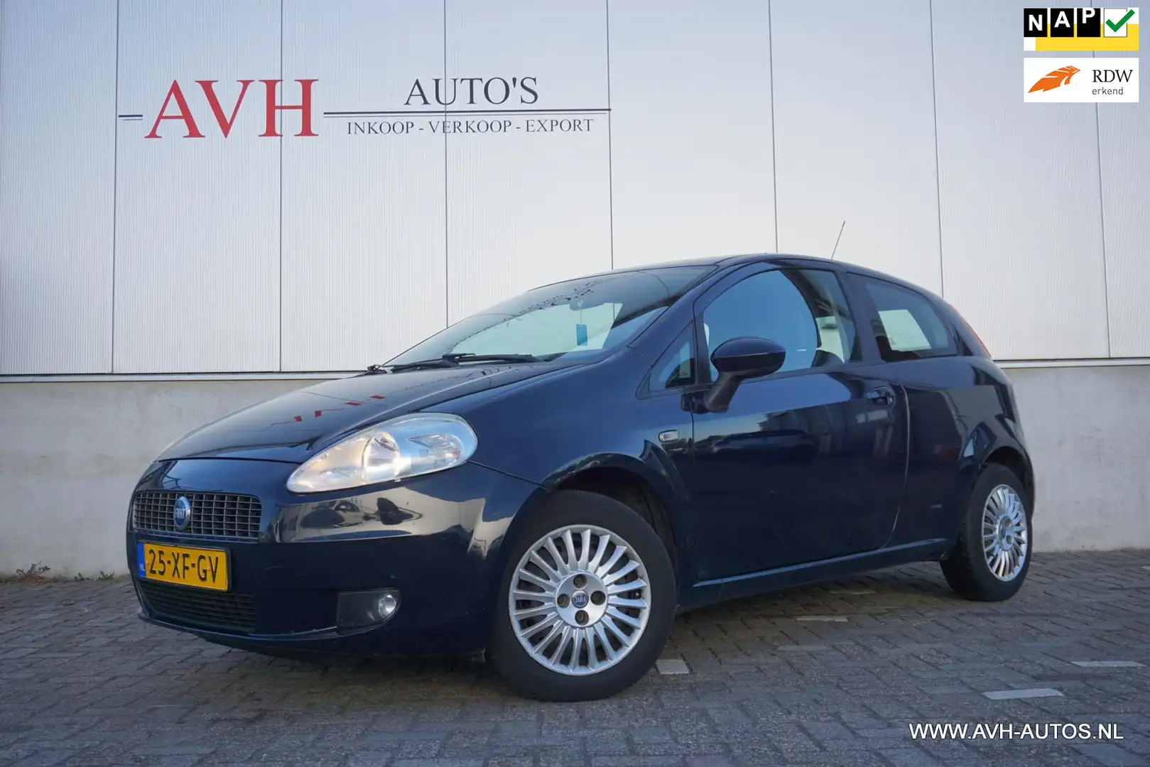 Fiat Grande Punto 1.4 Dynamic Blauw - 1