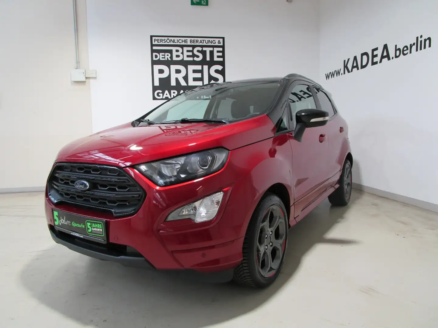 Ford EcoSport PDC,Lenk+Sitzhzg,Navi,CarPlay,ST-Line Rot - 2