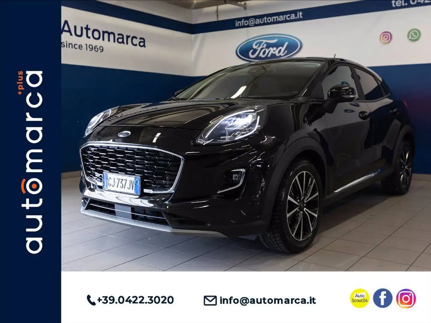 Ford Puma 1.0 ecoboost h Titanium s&s 125cv Nero - 1