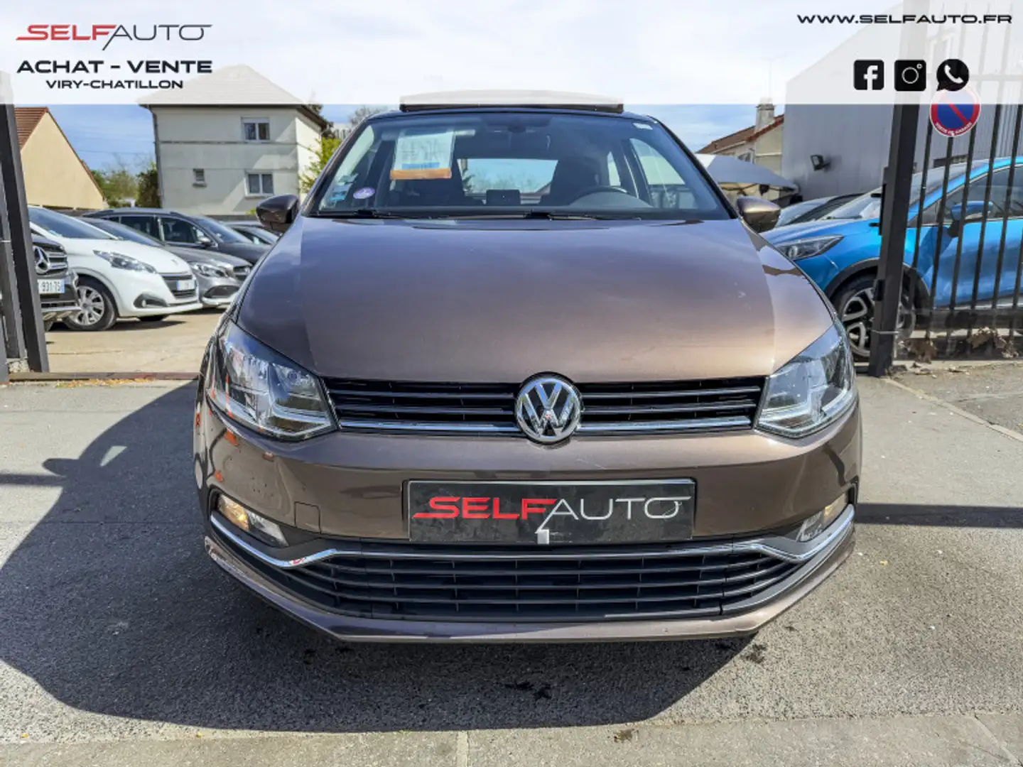 Volkswagen Polo 1.2 TSI 90CH BLUEMOTION TECHNOLOGY LOUNGE 3P Brun - 2