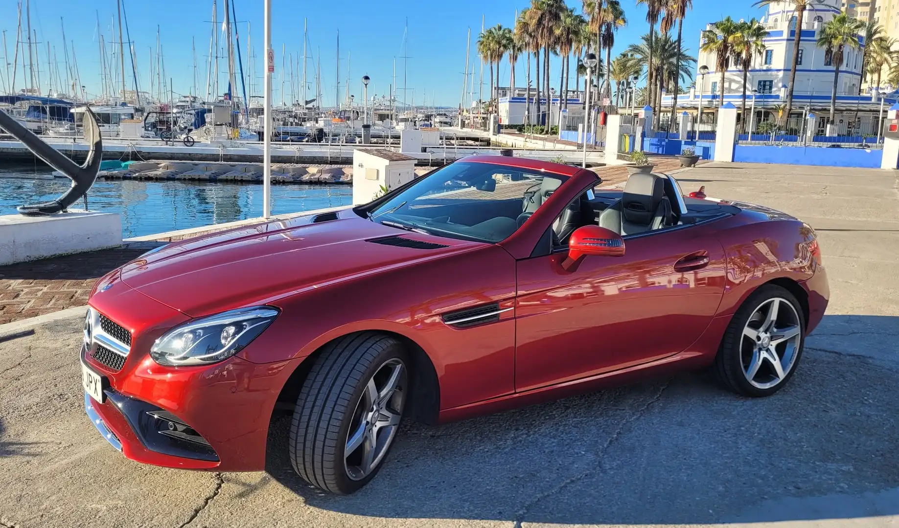 Mercedes-Benz SLC 250 d 9G-TRONIC Rot - 1
