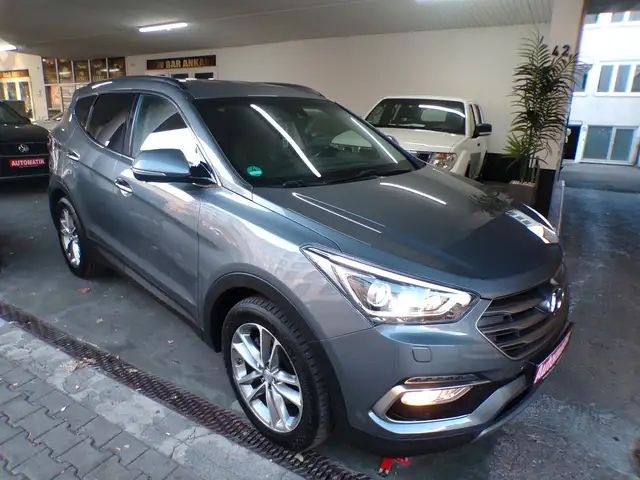 Hyundai SANTA FE blue Premium 4WD/Garantie/A.H.Kupplung