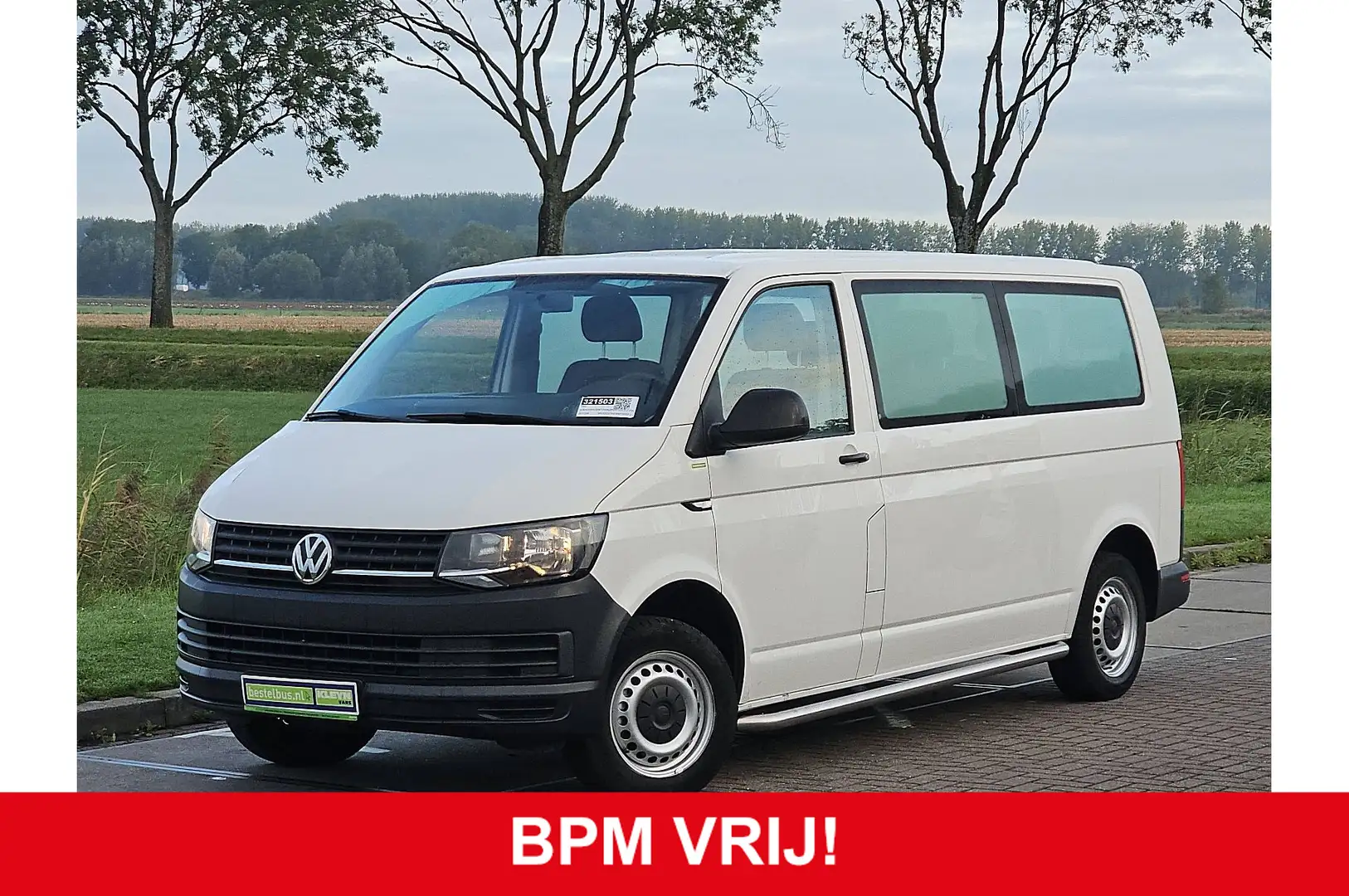 Volkswagen 2.0 TDI L2H1 Combi Personenbus BPM Vrij 9 persoons Weiß - 1