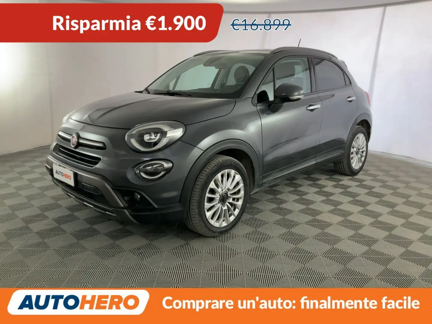 Fiat 500X 1.6 JTDM Cross 120 CV Grau - 1
