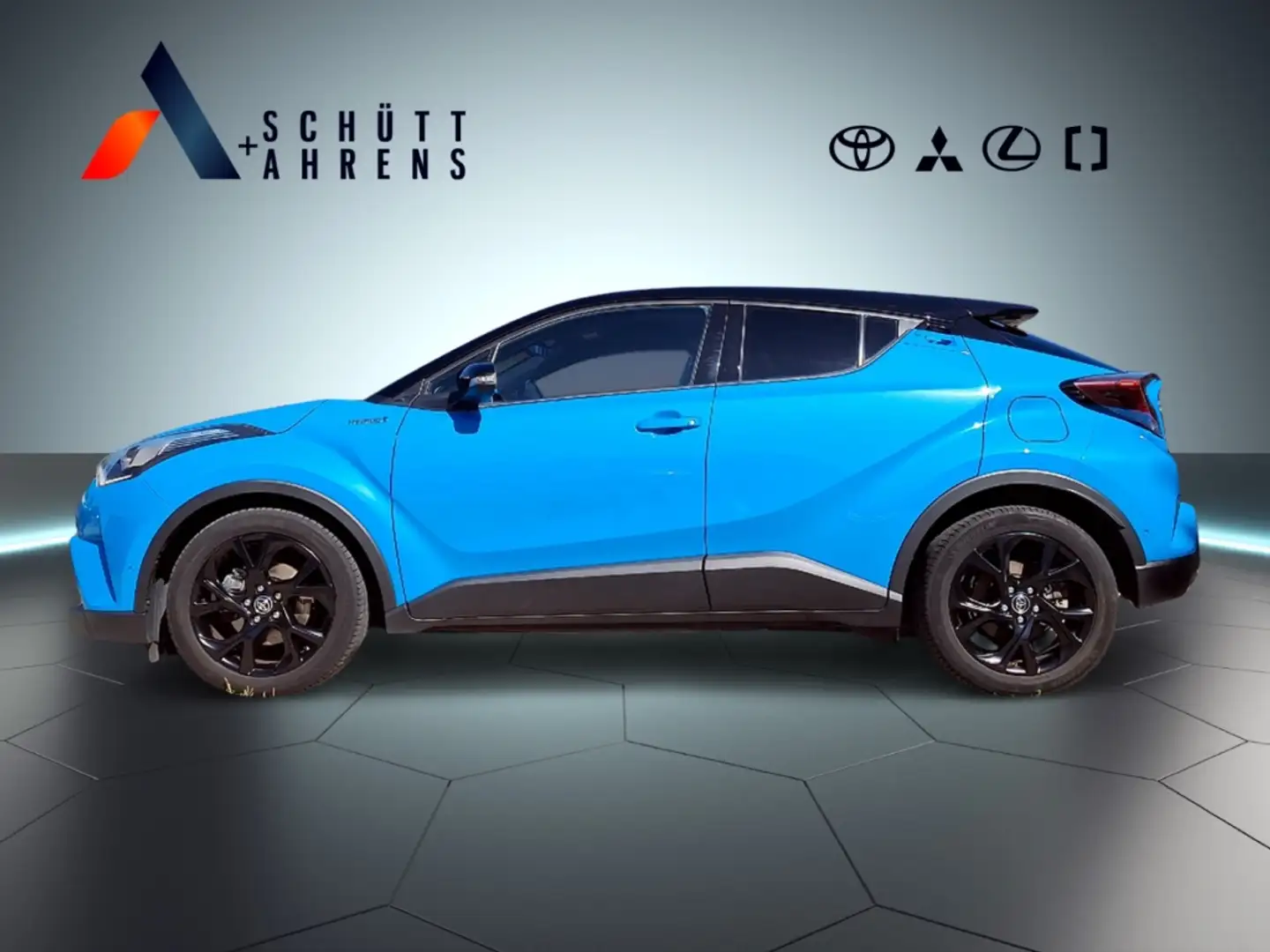 Toyota C-HR Hybrid Style Selection 1.8 EU6d-T 2-Zonen-Klimaaut Bleu - 2