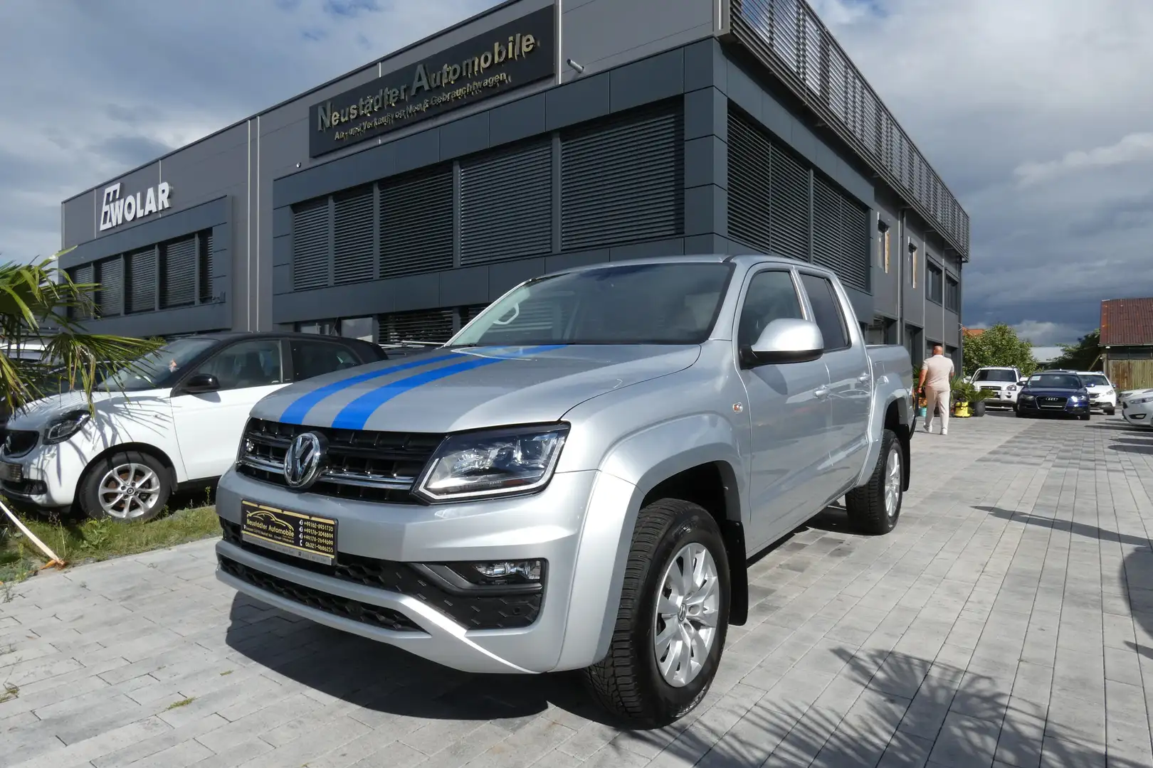 Volkswagen Amarok Comfortline DoubleCab 4Motion Allrad AHK!!! Grau - 1