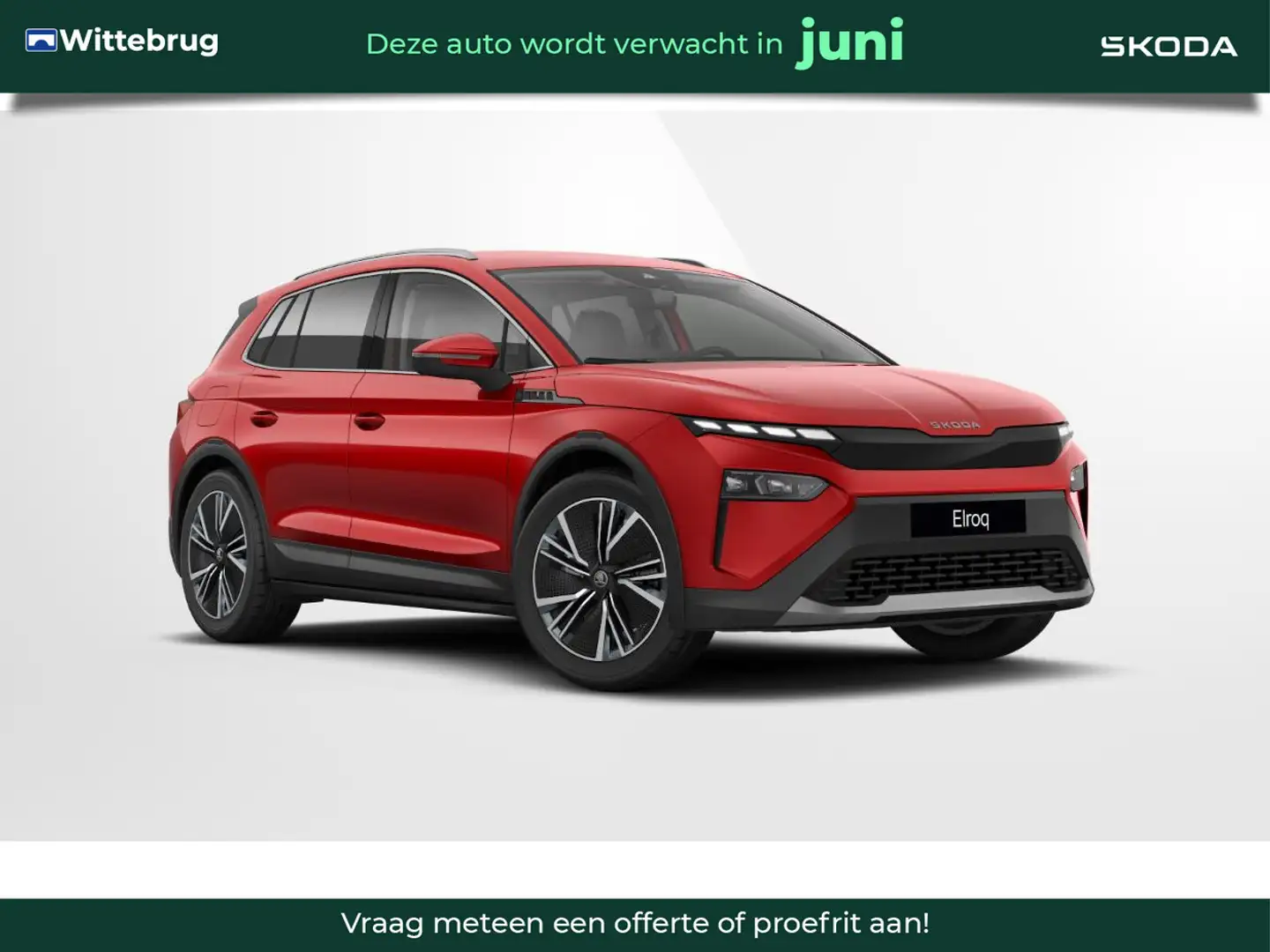 Skoda Elroq 85 Business Edition Business upgrade pakket Plus / Червоний - 1