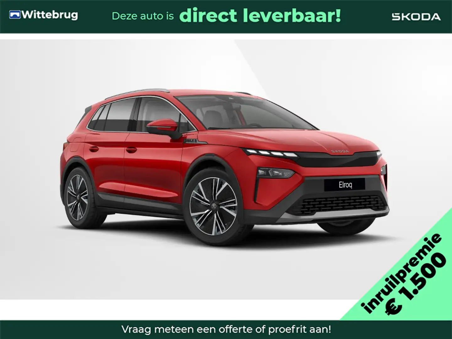 Skoda Elroq 85 Business Edition Business upgrade pakket Plus / Червоний - 1