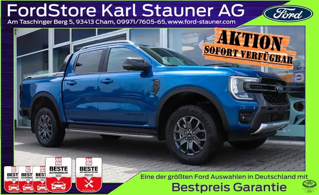 Ford Ranger Wildtrak DOKA 360° Kamera 0,0 % FIN* AHK