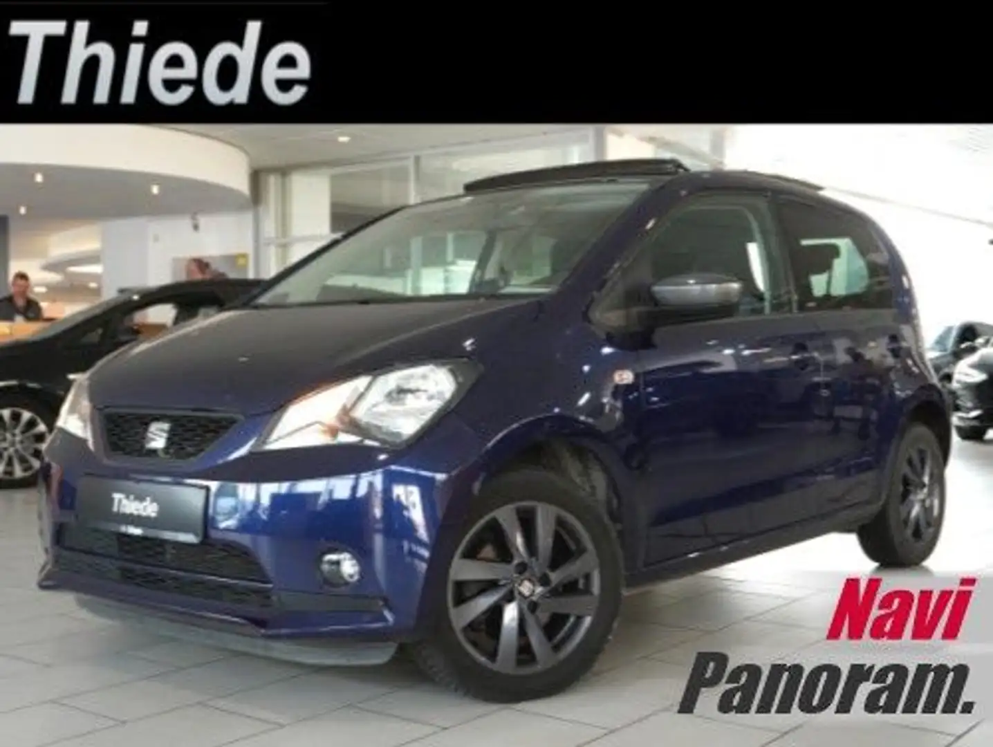 SEAT Mii 1.0 CONNECT 5-TÜR NAVI/SPORT/SHZ/PANO./PDC Blau - 1
