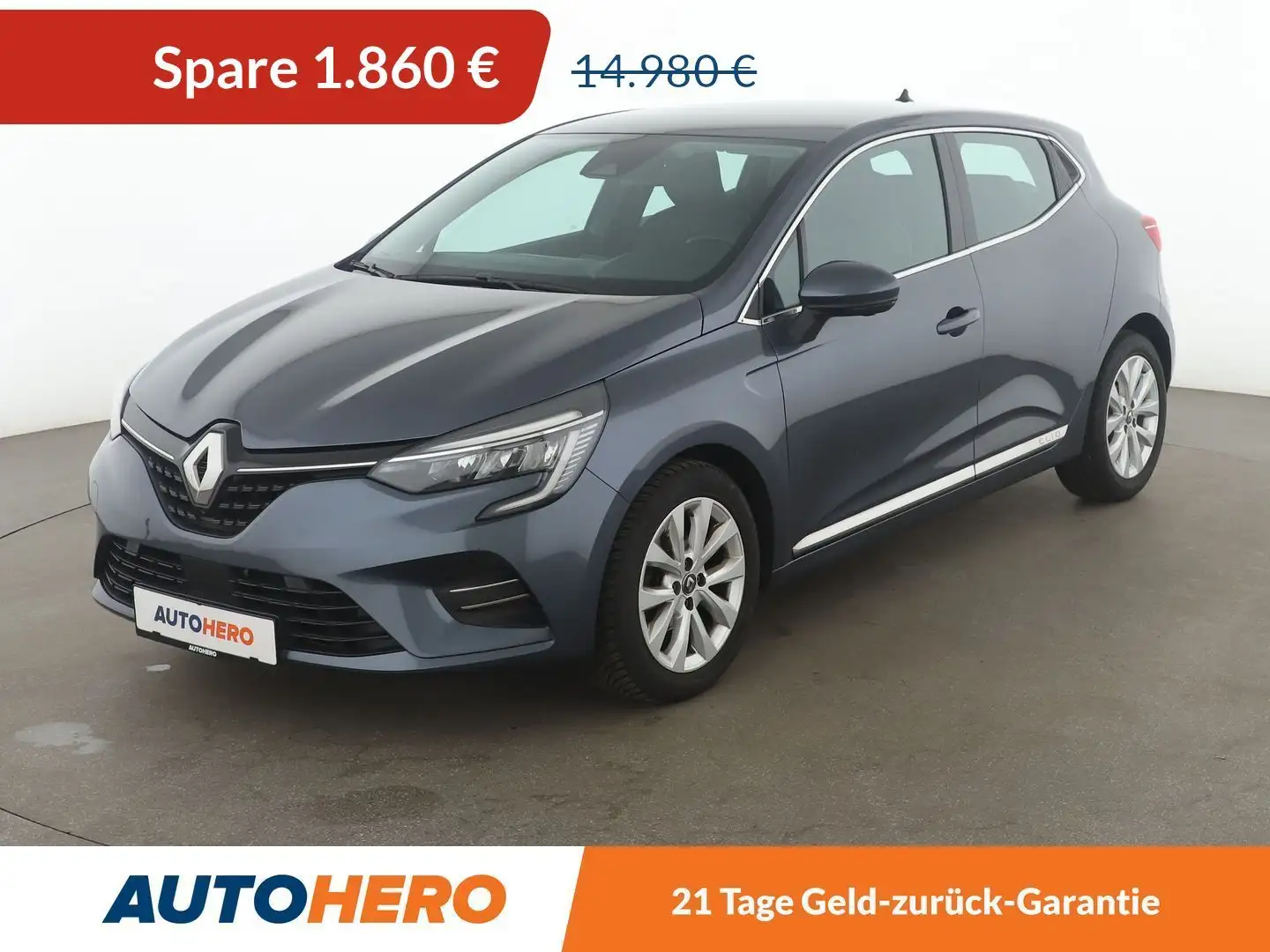 Renault Clio 1.0 TCe Intens *NAVI*LED*PDC*TEMPO*ALU*KLIMA* Grau - 1
