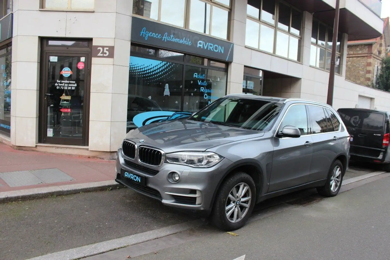 BMW X5 (F15) XDRIVE25D 231 LOUNGE BVA8 7PL Gris - 1