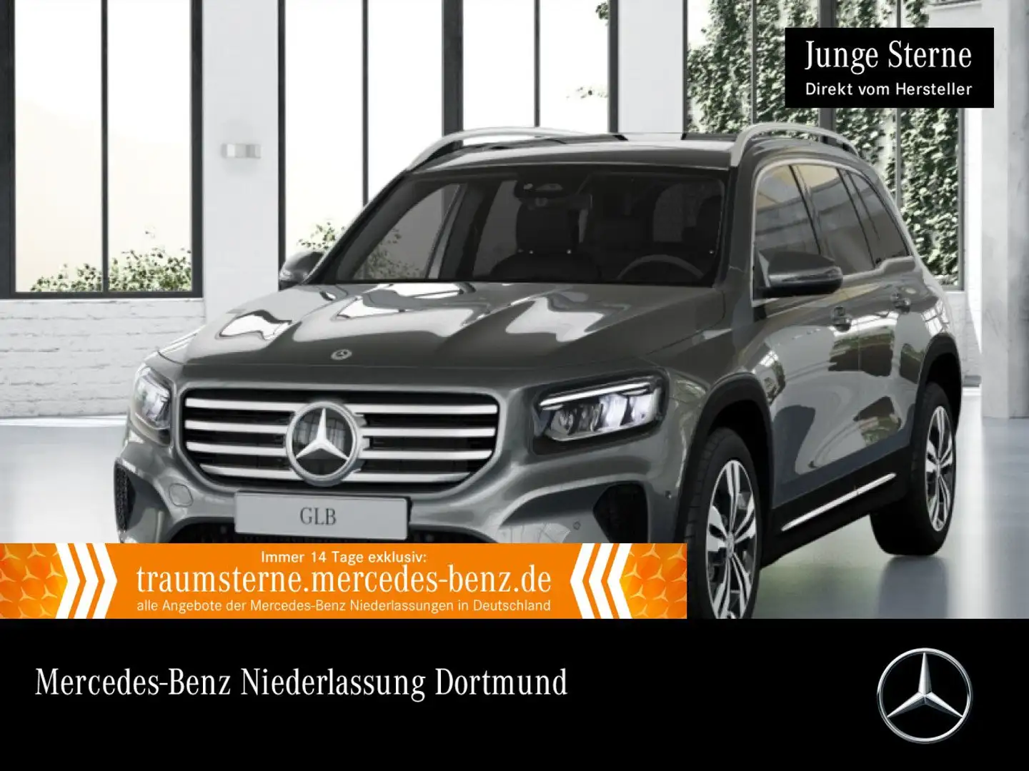 Mercedes-Benz GLB 200 PROGRESSIVE+PANO+AHK+LED+KAMERA+TOTW+7G Grau - 1
