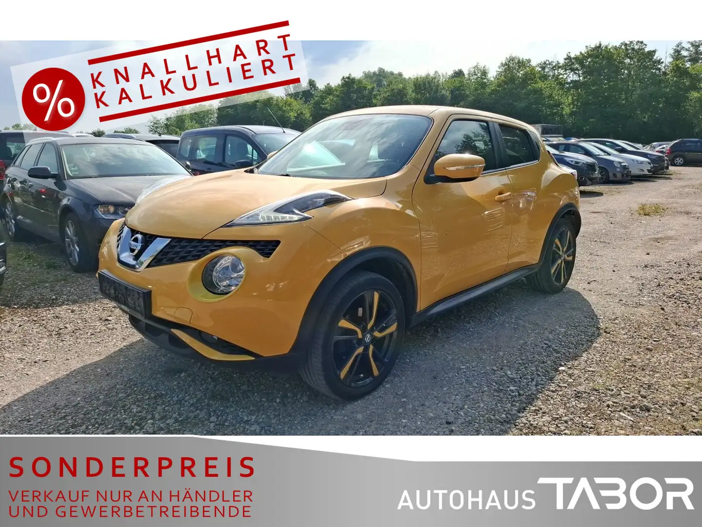 Nissan Juke 1.2  Acenta 4x2 Klimaut. LM GRA HU 08/2026 Gelb - 1