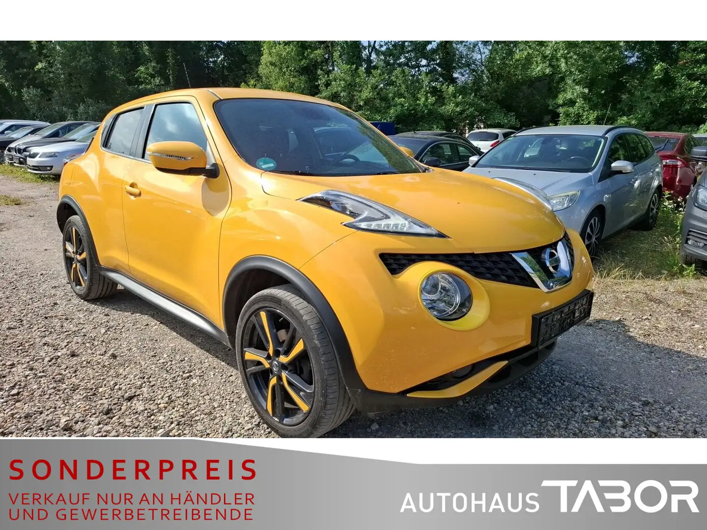 Nissan Juke 1.2  Acenta 4x2 Klimaut. LM GRA HU 08/2026 Gelb - 2