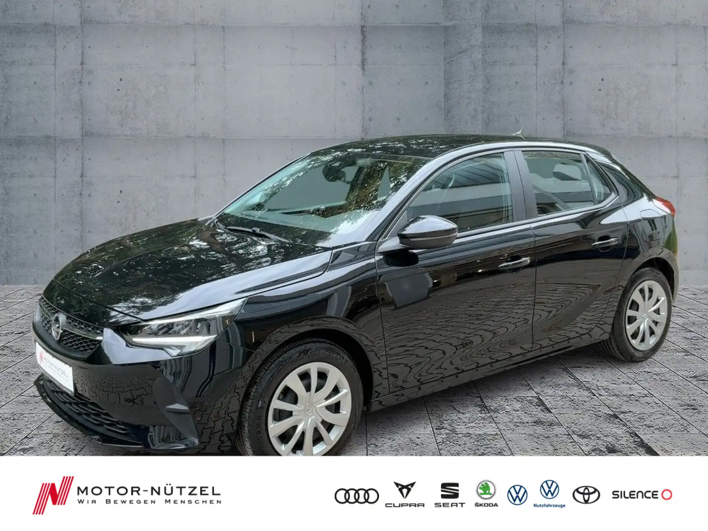 Opel Corsa F 1.2 Edition LED+NAV+SHZ+TEMPOMAT+PDC+DAB Zwart - 1