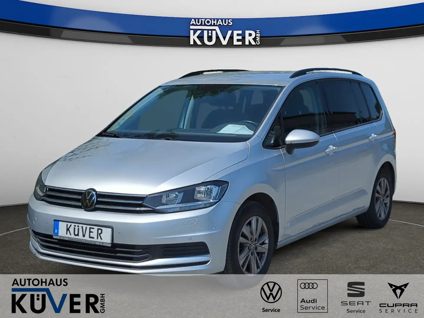 Volkswagen Touran Comfortline 2,0 TDI DSG Navi+ACC+AHK+Shzg Silber - 1