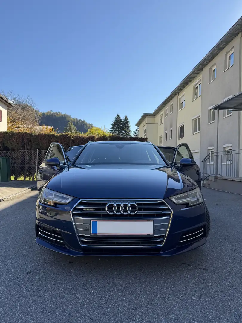 Audi A4 A4 Avant 2,0 TDI quattro Sport S-tronic Sport Blau - 1
