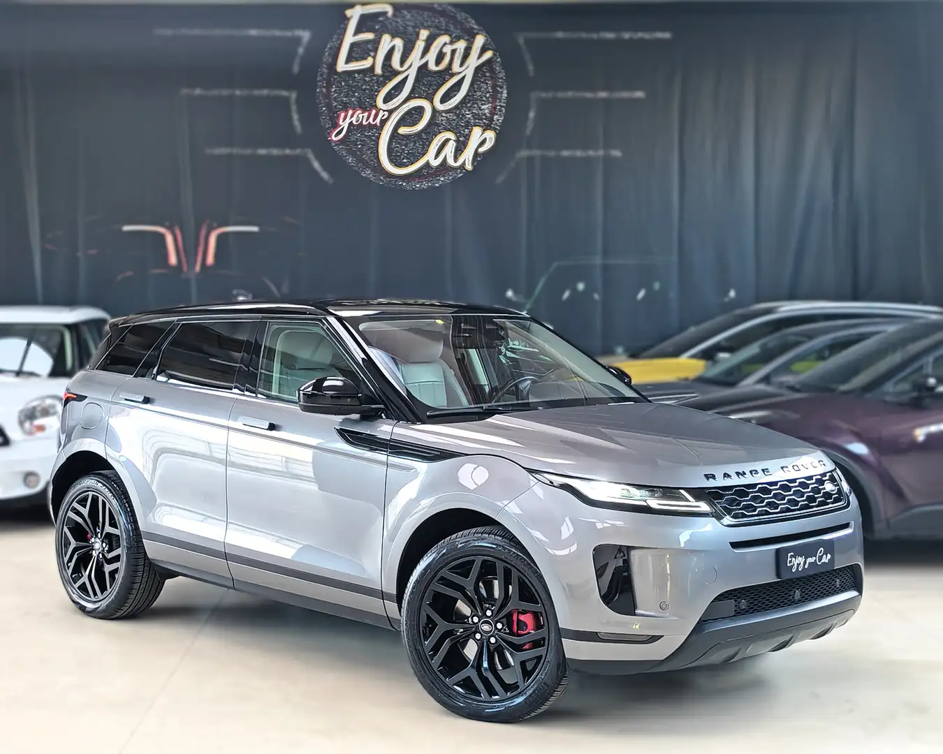Land Rover Range Rover Evoque 2.0D I4 MHEV R-Dynamic HSE AWD 163 CV AUTOCARRO N1 Gris - 1