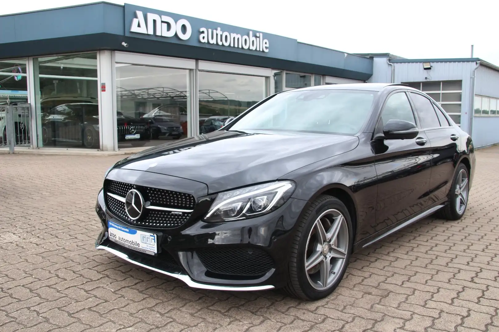 Mercedes-Benz C 300 H Lim. AMG-Line BlueTec Hybrid BUR/HUD/ACC Noir - 1