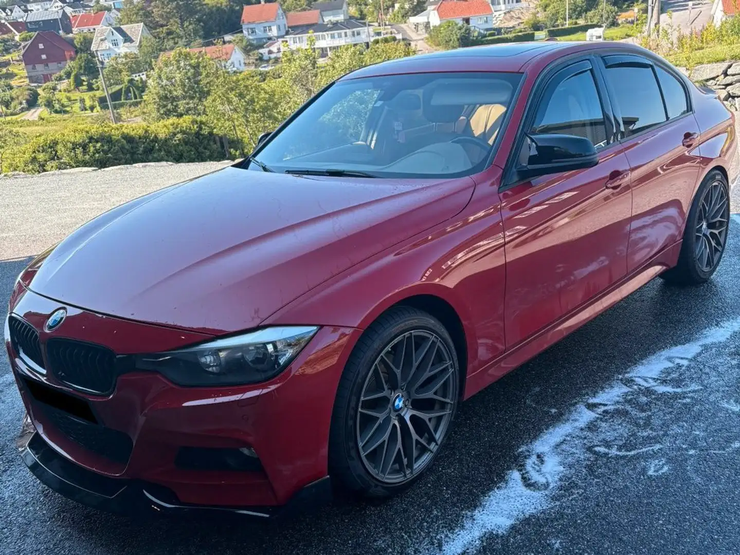 BMW 320 320d DPF Aut. Rouge - 1