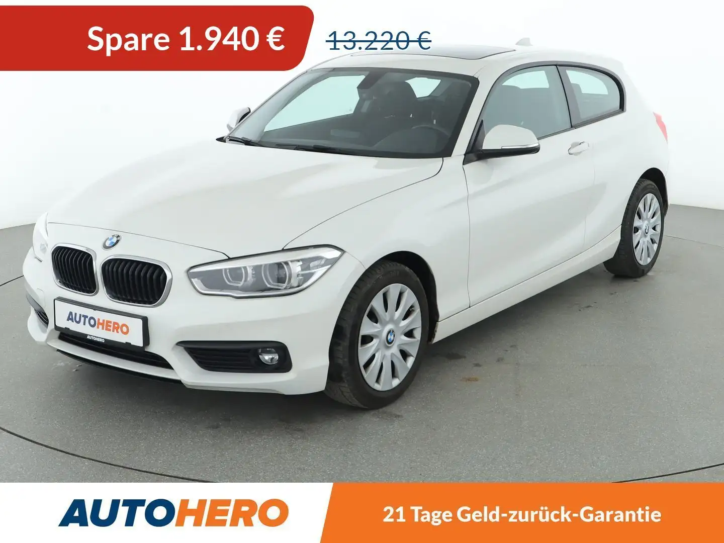BMW 116 116i Advantage *NAVI*LED*TEMPO*PDC*SHZ* Weiß - 1