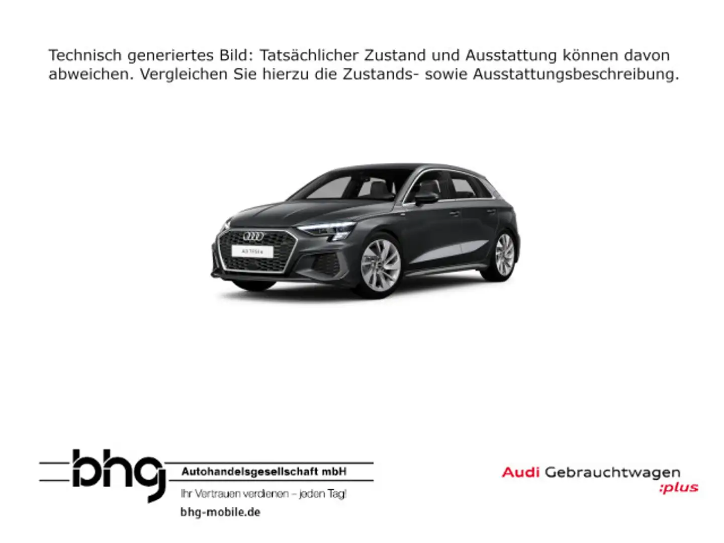 Audi A3 40 TFSIe Sportback S tronic S line Grau - 1