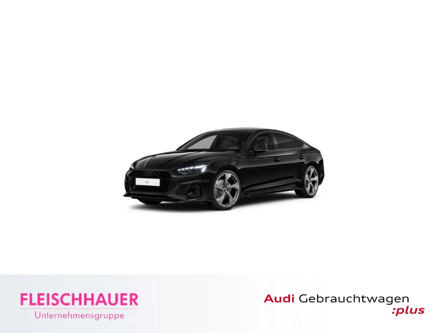 Audi A5 Sportback 35 TDI S line Matrix+B&O+AHK+Leder+Pano+ Zwart - 1