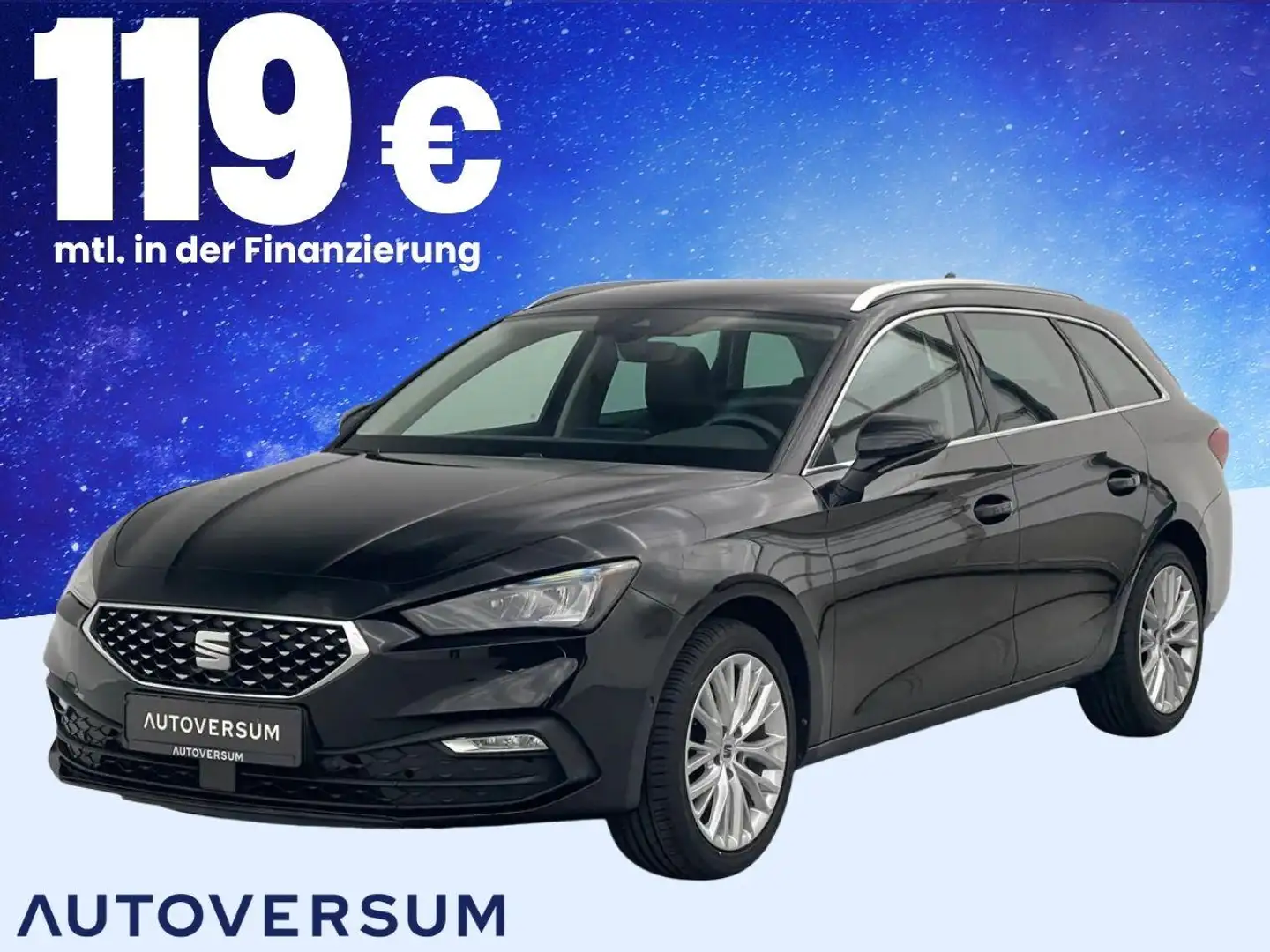 SEAT Leon TSI ACT Xcellence *KESSY*LED*SHZ*CARPLAY* Schwarz - 1