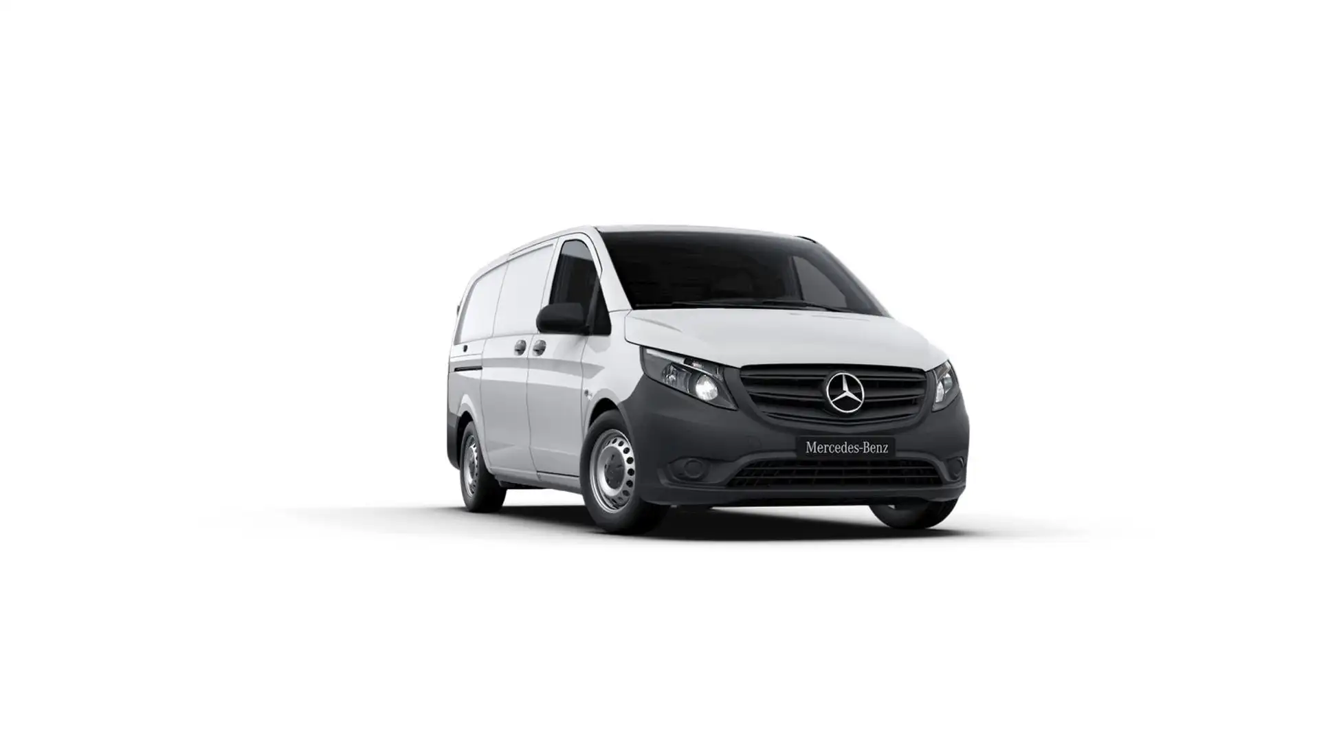 Mercedes-Benz Vito 114 CDI Kasten LANG, Autom, Distronic, AHK, PTS, Blanc - 1