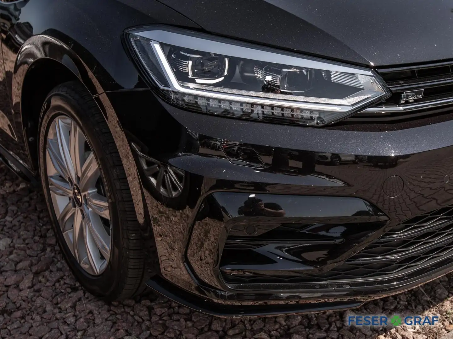 Volkswagen Touran 1.5 TSI Highline DSG R-Line/Kamera/elHeck Schwarz - 2