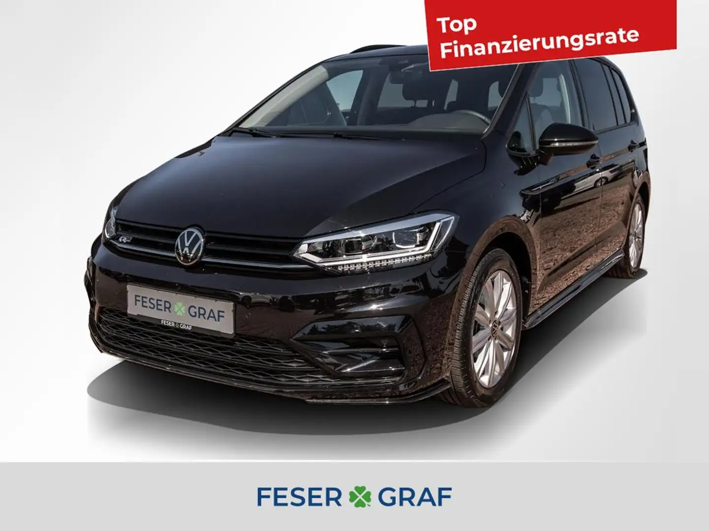 Volkswagen Touran 1.5 TSI Highline DSG R-Line/Kamera/elHeck Schwarz - 1