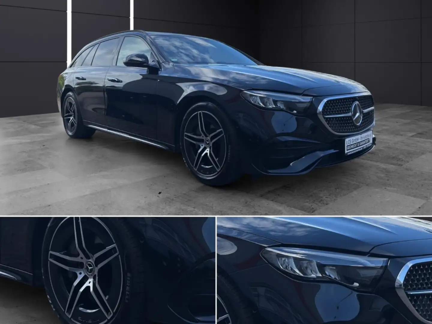 Mercedes-Benz E 220 T AMG Line Adv. EU6d AHK klappbar Navi LED Cockpit Schwarz - 1