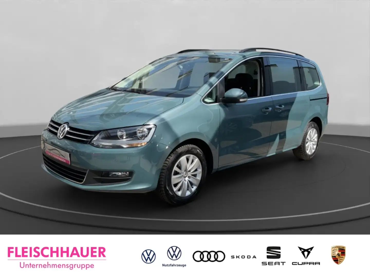 Volkswagen Sharan 1.4 TSI DSG 7-Sitzer AHK  Navi Klimaautom. DAB Amb Modrá - 1