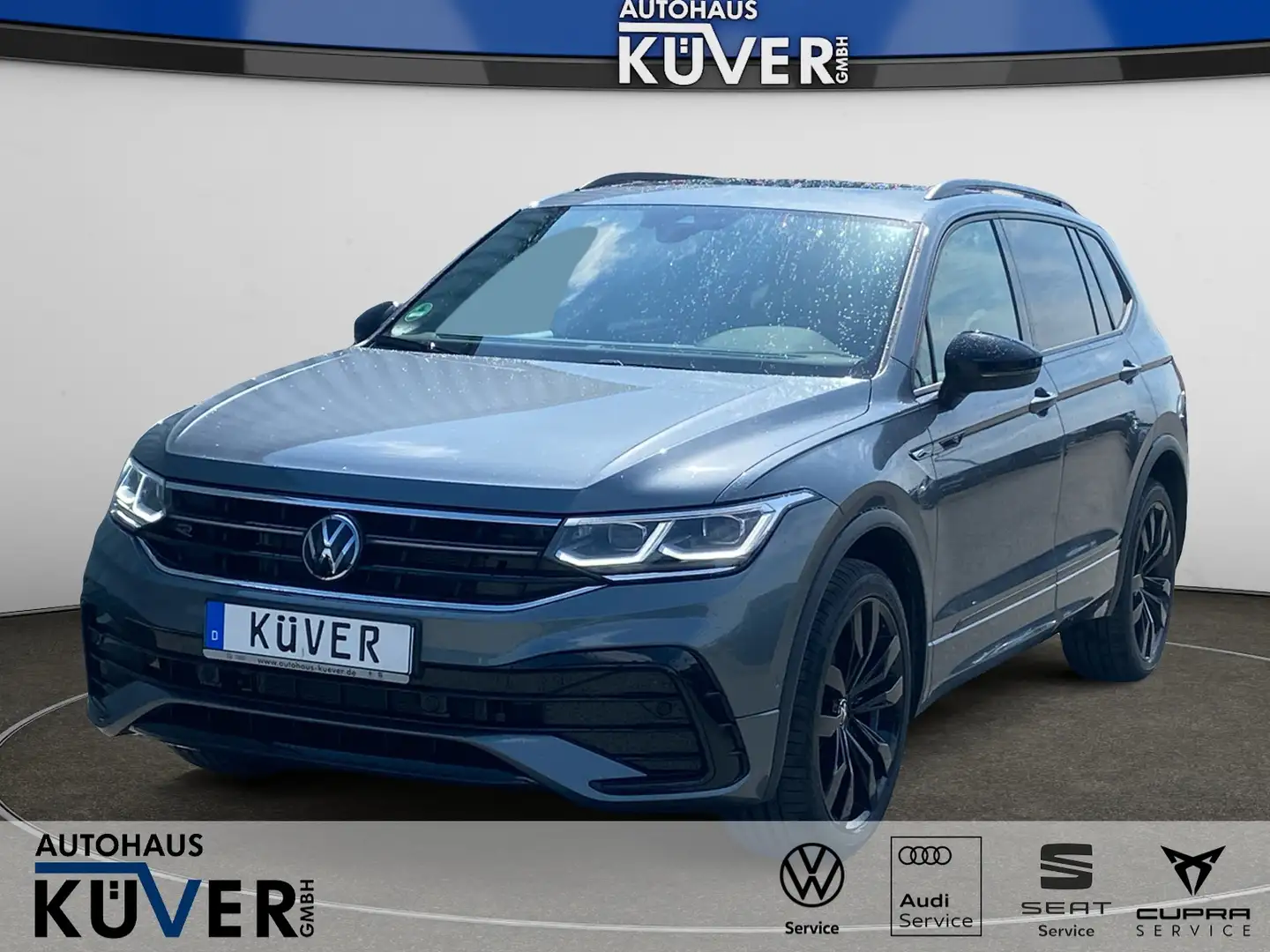 Volkswagen Tiguan Allspace R-Line 2,0 TSI DSG 4M+Pano+IQ+7S Grau - 1
