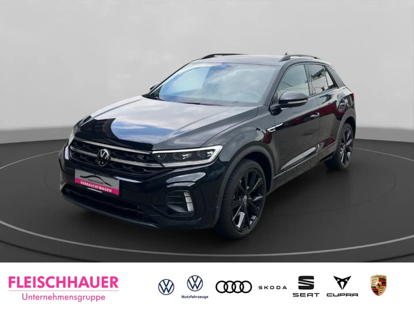 Volkswagen T-Roc 1.5 TSI R-Line Navi Keylees Rückfahrkamera Schwarz - 1