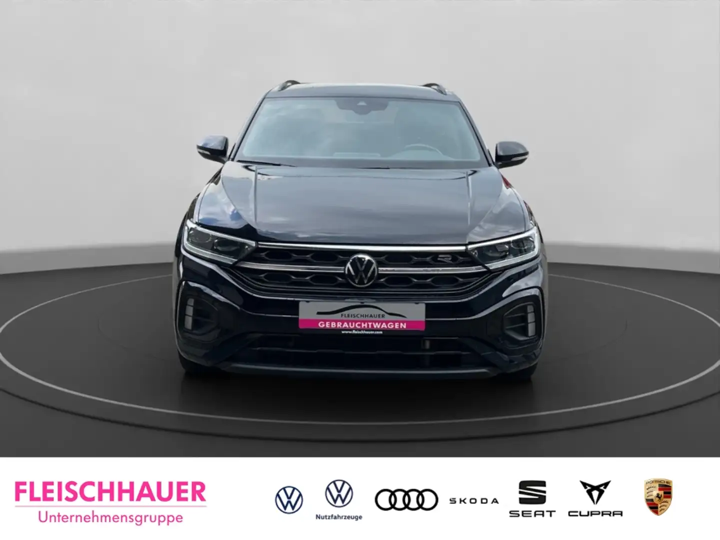 Volkswagen T-Roc 1.5 TSI R-Line Navi Keylees Rückfahrkamera Schwarz - 2
