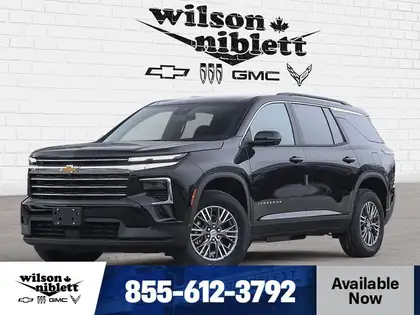 Black 2026 Chevrolet Traverse SUV / Crossover Four-Wheel Drive Automatic