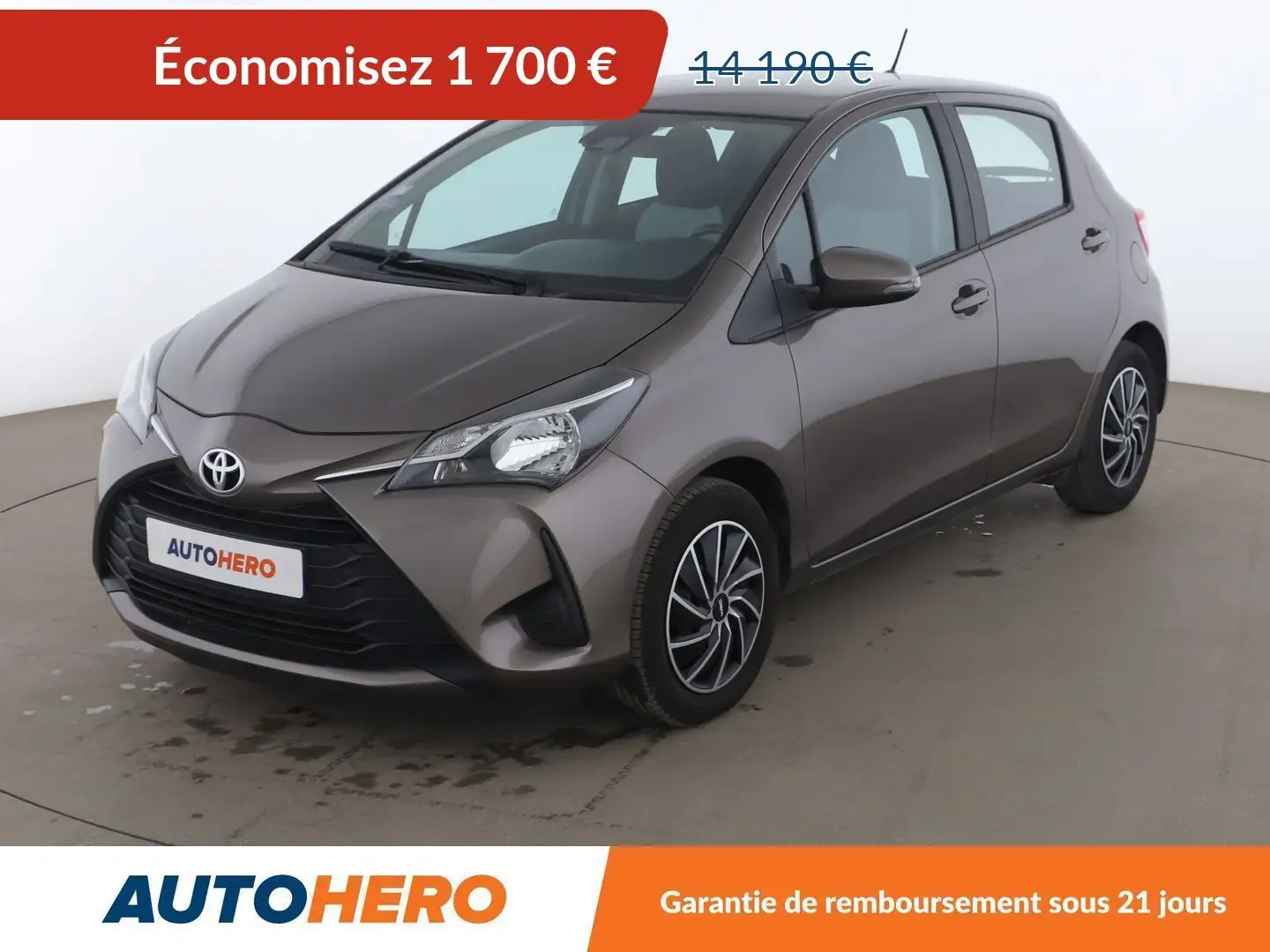 Toyota Yaris 1.5 VVT-i France Connect Gris - 1
