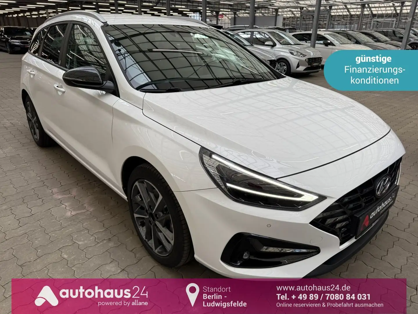 Hyundai i30 1.6 CRDi Ed. 30+ DCT|LED|Navi|ParkPilot Weiß - 1