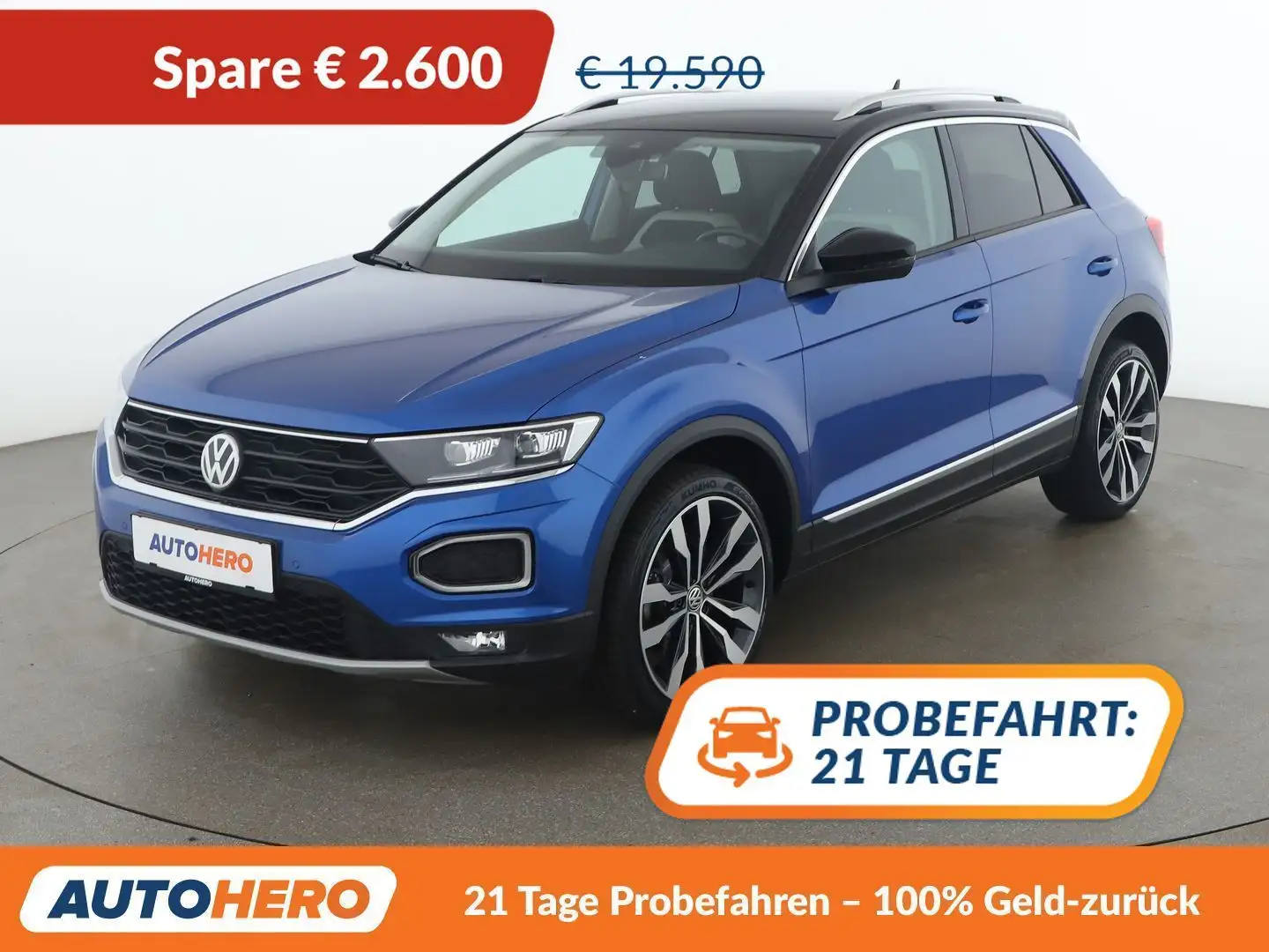 Volkswagen T-Roc 1.5 TSI ACT Sport Blau - 1