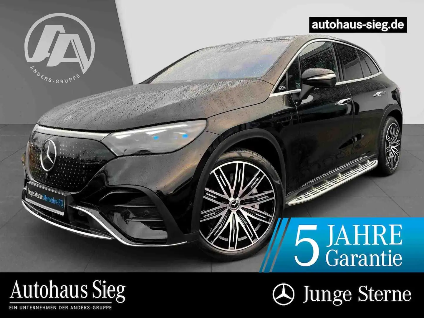 Mercedes-Benz EQE SUV AMG+MBUX+Pano+Key+Distr+Burm+AIR+360 Noir - 1
