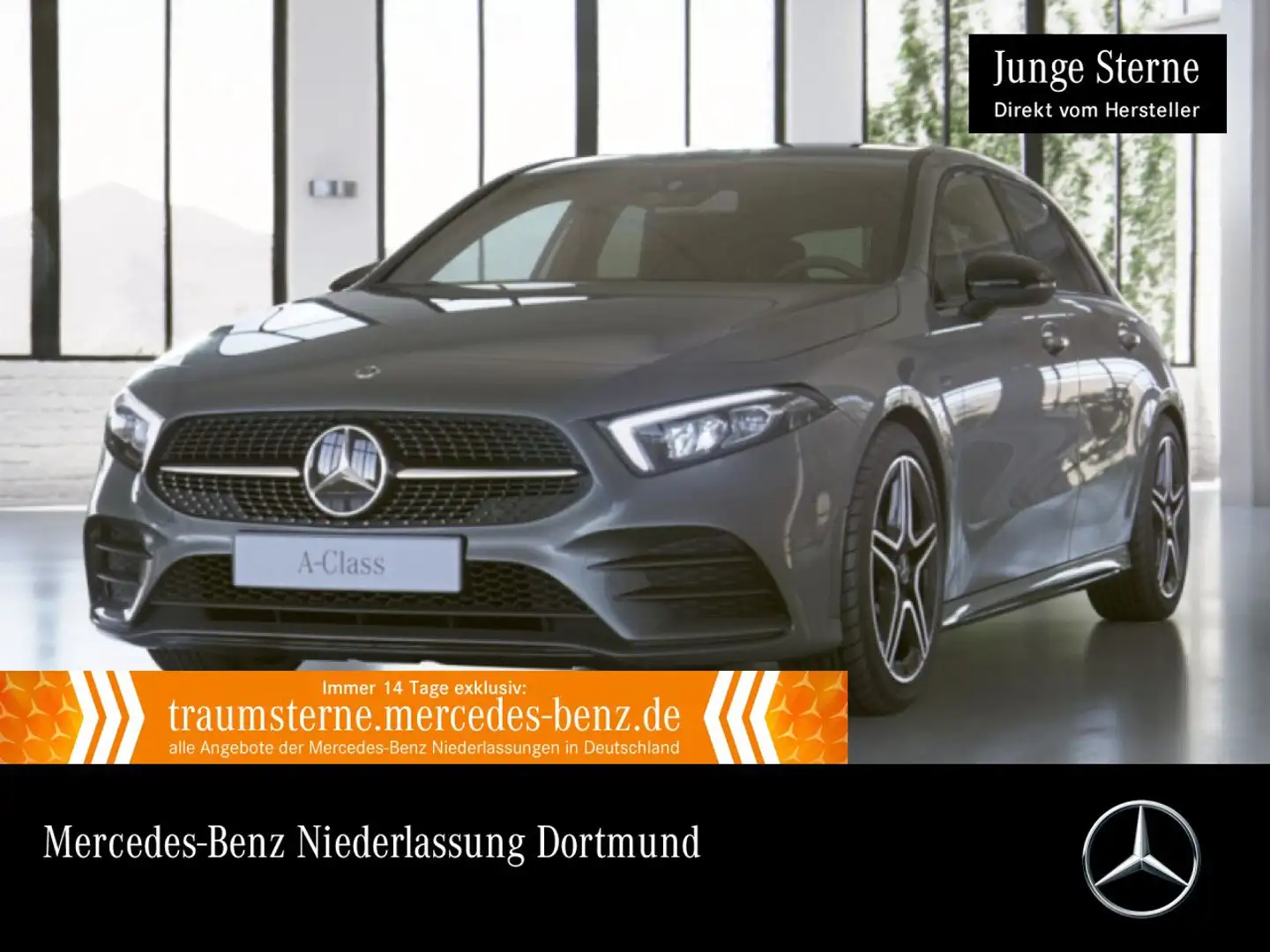 Mercedes-Benz A 250 e EDITION 2020+AMG+NIGHT+LED+KAMERA+TOTW+8G Grau - 1
