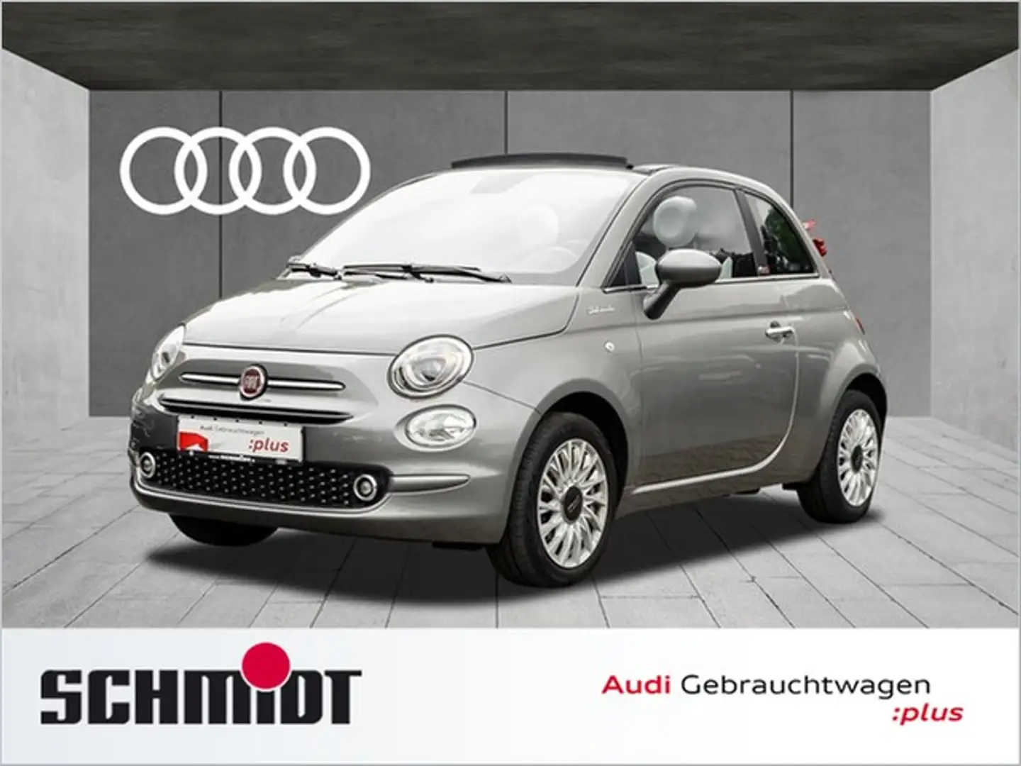 Fiat 500C 500 Cabrio 1.0 Dolcevita Klima GRA RadioTouch DAB Grau - 1