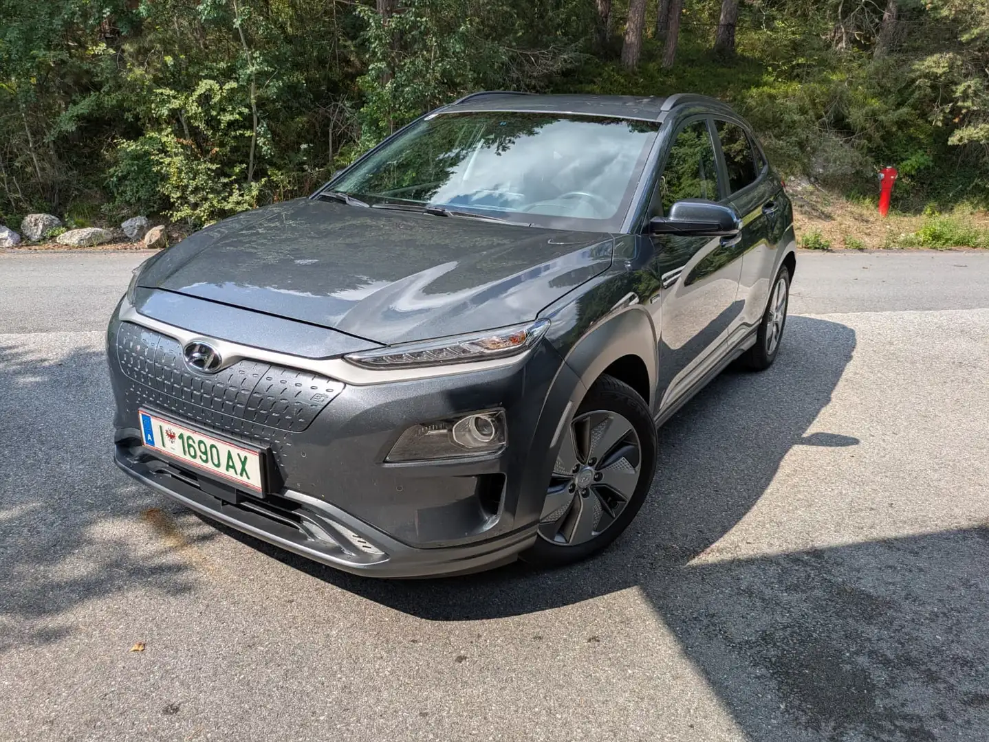 Hyundai KONA Kona Elektro 64kWh Level 5 mit AHK Grau - 1